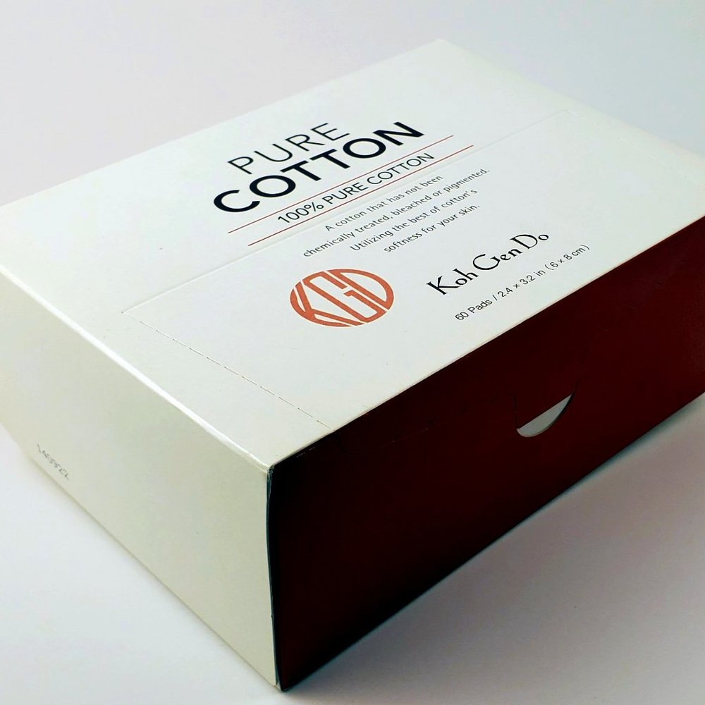 KOH GEN DO NEW 100% Pure COTTON 60 Pads Made In Japan